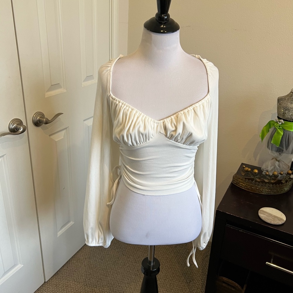 Petal & Pup long sleeve crop top